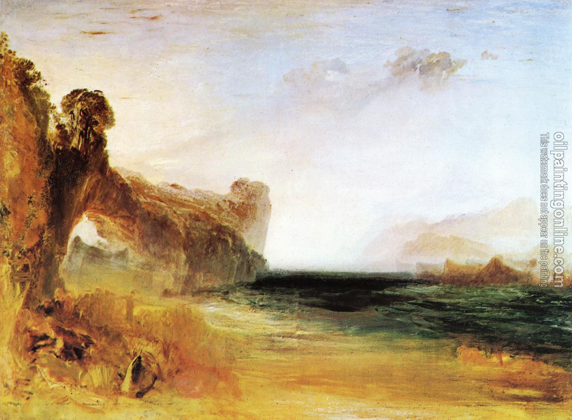 Turner, Joseph Mallord William - Rocky Bay with Figures